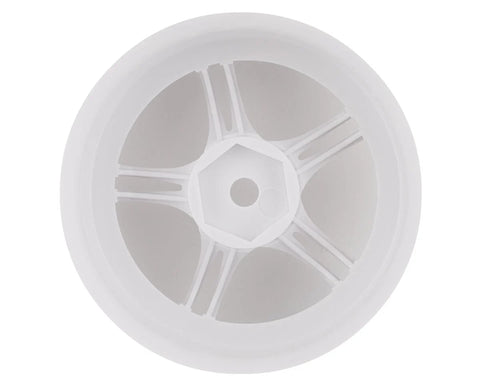 RC Art SSR Professor SPX 5-Split Spoke Drift Wheels (White) (2) (6mm Offset) w/12mm Hex - RCA-ART-WW-0106WH