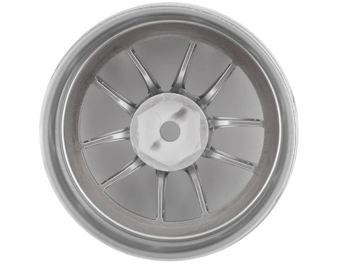 RC Art SSR Reiner Type 10S 5-Split Spoke Drift Wheels (Chrome Silver) (2) (Deep Face 8mm Offset) w/12mm Hex - RCA-ART-WW-0308CS