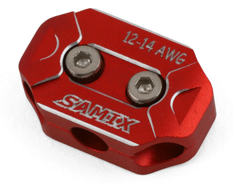 Samix 12-14AWG Motor Wire Organizer Clamp (Red) - SAMWO-001-RD