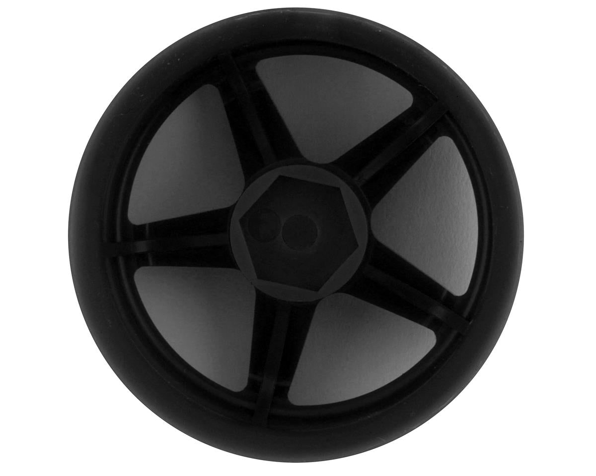 Topline N Model V3 Super High Traction Drift Wheels (Black) (2) (5mm Offset) w/12mm Hex - TDW-055BK