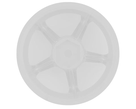 Topline M5 Spoke Drift Wheels (White) (2) (8mm Offset) w/12mm Hex - TDW-EW-0108WH