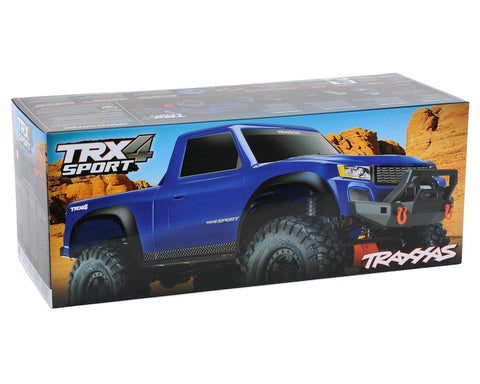 Traxxas TRX-4 Sport 1/10 Scale Trail Rock Crawler Blue - TRA82024-4-BLUE