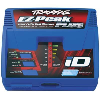 Traxxas EZ-Peak Plus 4amp NiMH/LiPo Chrgr w/iD Auto Bat