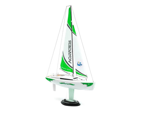 PlaySTEAM Voyager 280 Sailboat w/2.4GHz Transmitter (Green) - XP-XB03401C