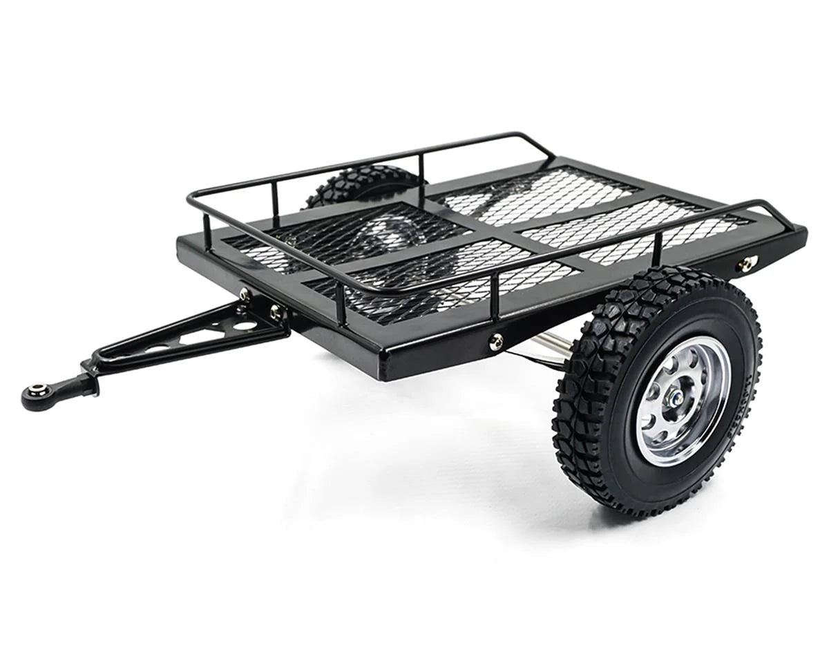 Yeah Racing 1/10 Heavy Duty Metal Hitch Mount Trailer (11.22 Inches) - YEA-YA-0640