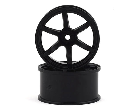 Yokomo 12mm Hex Racing Performer Drift Wheels (Black) (2) (8mm Offset) - YOKRP-6213B8A