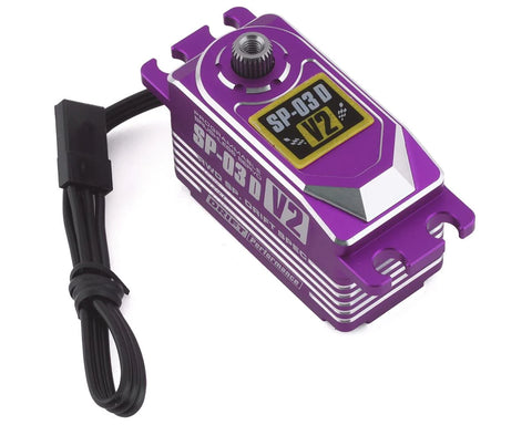 Yokomo SP-03 D V2 Programable Brushless Drift Servo (Purple) (High Voltage) - YOKSP-03DV2PA